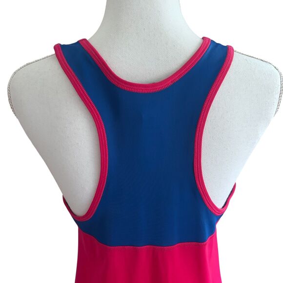 Vintage 90s Ralph Lauren Polo Sport Dress Large Fits Small Medium Pink Blue Y2K - Picture 5 of 10